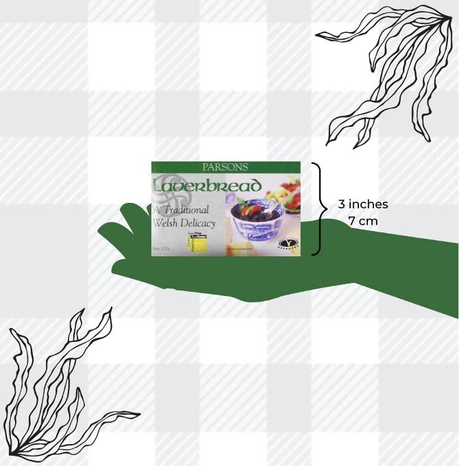 AETN Creations Parsons Laverbread Bundle Pack Consist Of 4x120g Plus Fridge Magnet Nutritious Welsh Delicacy
