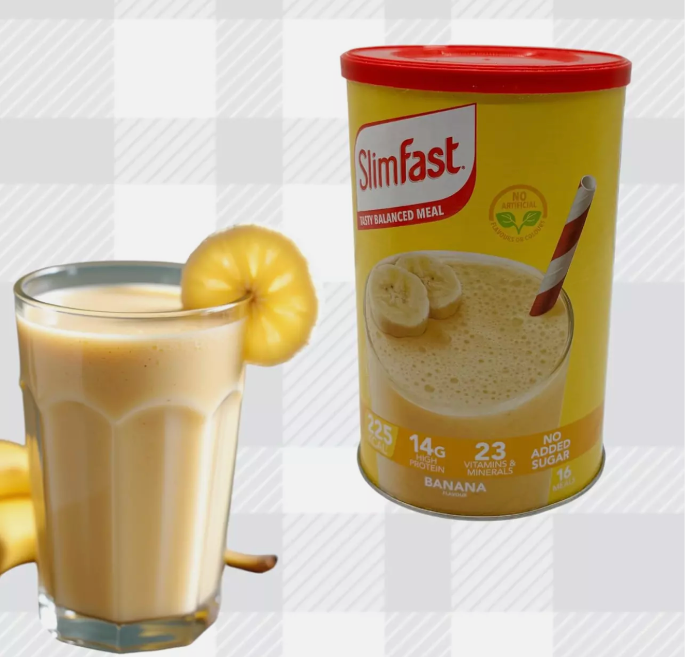 SlimFast Meal Replacement Shakes, Strawberry, Banana, Raspberry & White Choc