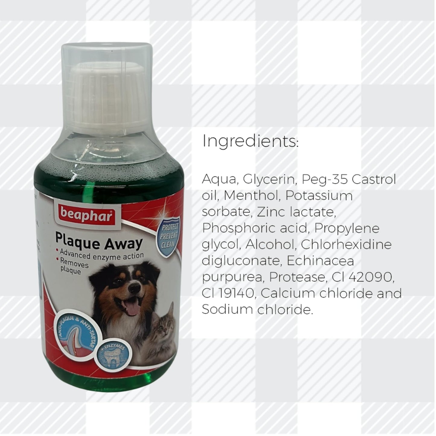 Dog Dental Care Pack, Toothpaste, Toothbrush, Plaque Away Mouthwash Jerky Treat, Oral Hygiene