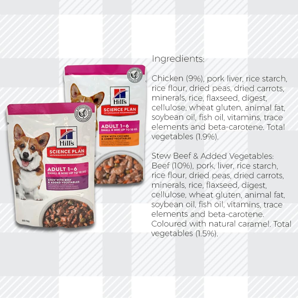 AETN Creations Hills Small Mini Adult Dog Food Bundle 1.5kg + 2x80g Wet Pouches plus AETN Jerky Treat