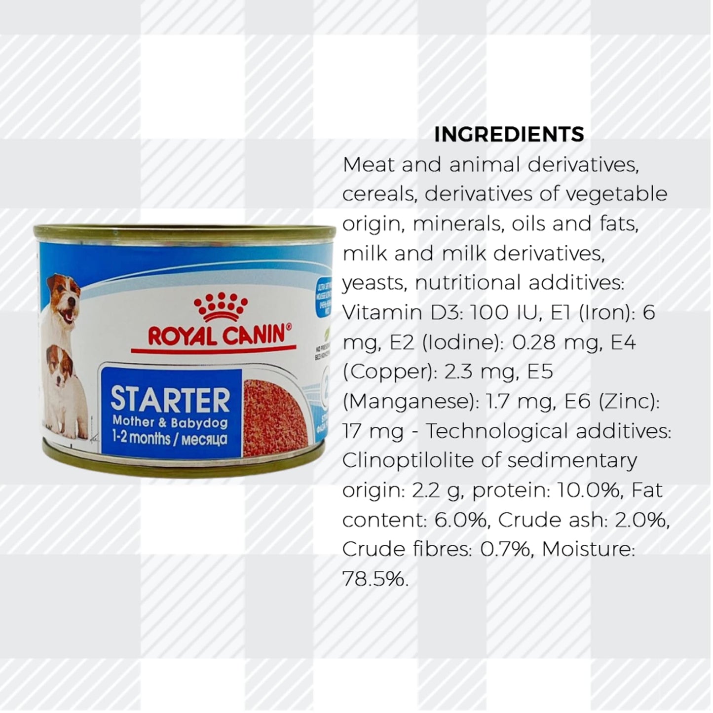 AETN Creations Starter Puppy Mousse Pack 6x195g Wet Tins Mother and Babydog plus AETN Jerky Dog Treat Balanced Nutrition for Young Puppies