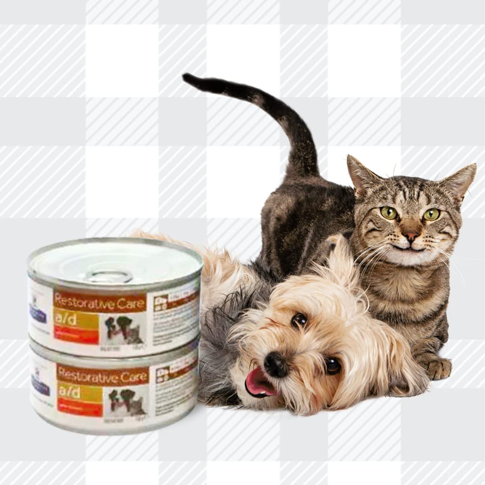 AETN Creations 6x156g Cans Adult Wet Diet Food Canine/Feline a/d Restorative Care In Chicken Flavour