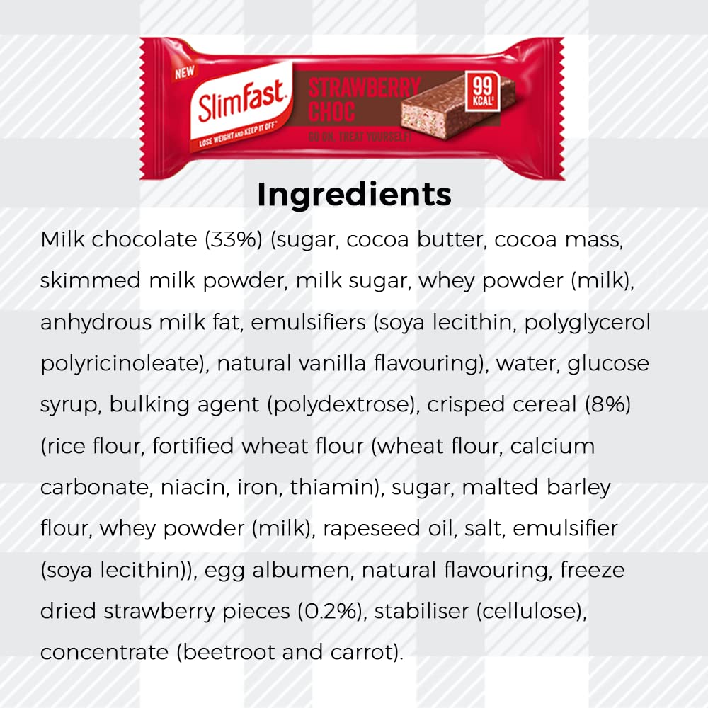AETN Creations Slim Fast Chocolate, Strawberry, Caramel Snack 9x25grams Variety Pack 9 Bars only 99 Calories Sweet, Indulgent Treat on the Go