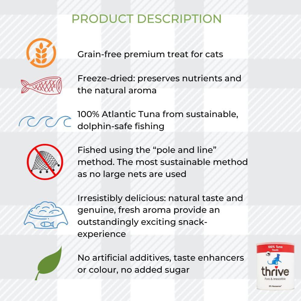 AETN Creations Double Up On Deliciousness With Thrive Maxi Cat Treats - 2 Pack Of Premium Natural For Happy And Healthy Cats In Chicken Tuna Combined