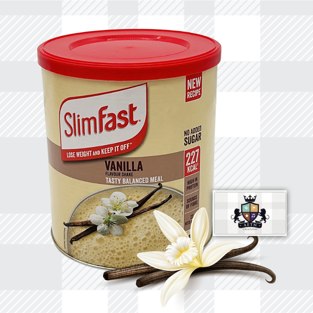 AETN Creations SlimFast Diet Meal Shake Bundle -  High Protein Shake Pack of  3  in 10 Servings Vanilla Flavour plus AETN Creations Fridge Magnet, Tape Measure and Meal Planner