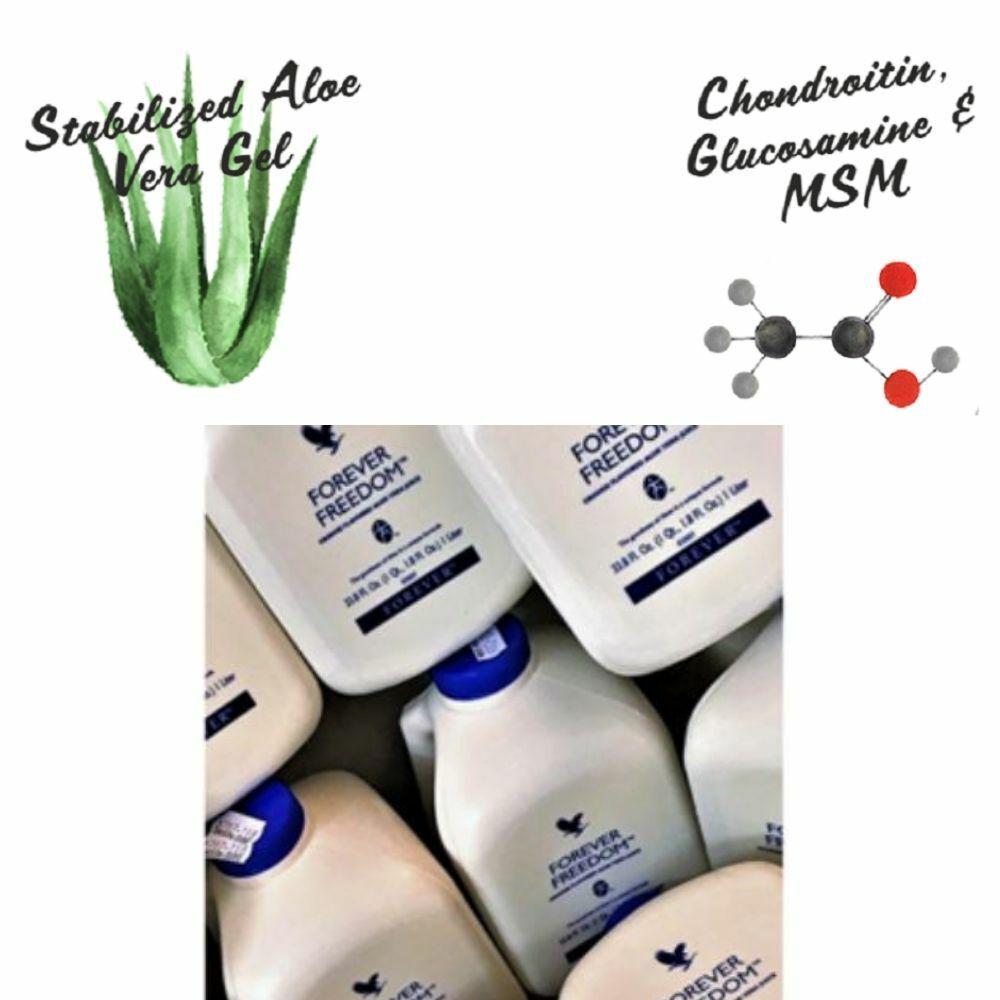 Forever Freedom Orange Flavoured Aloe Vera Juice Gel Drink 1 Litre