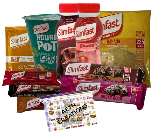 Slim Fast Ultimate 10-Piece Trial Pack | Top-Selling Meal Replacements & Snacks | Weight Loss Starter Kit with Shakes, Bars & More