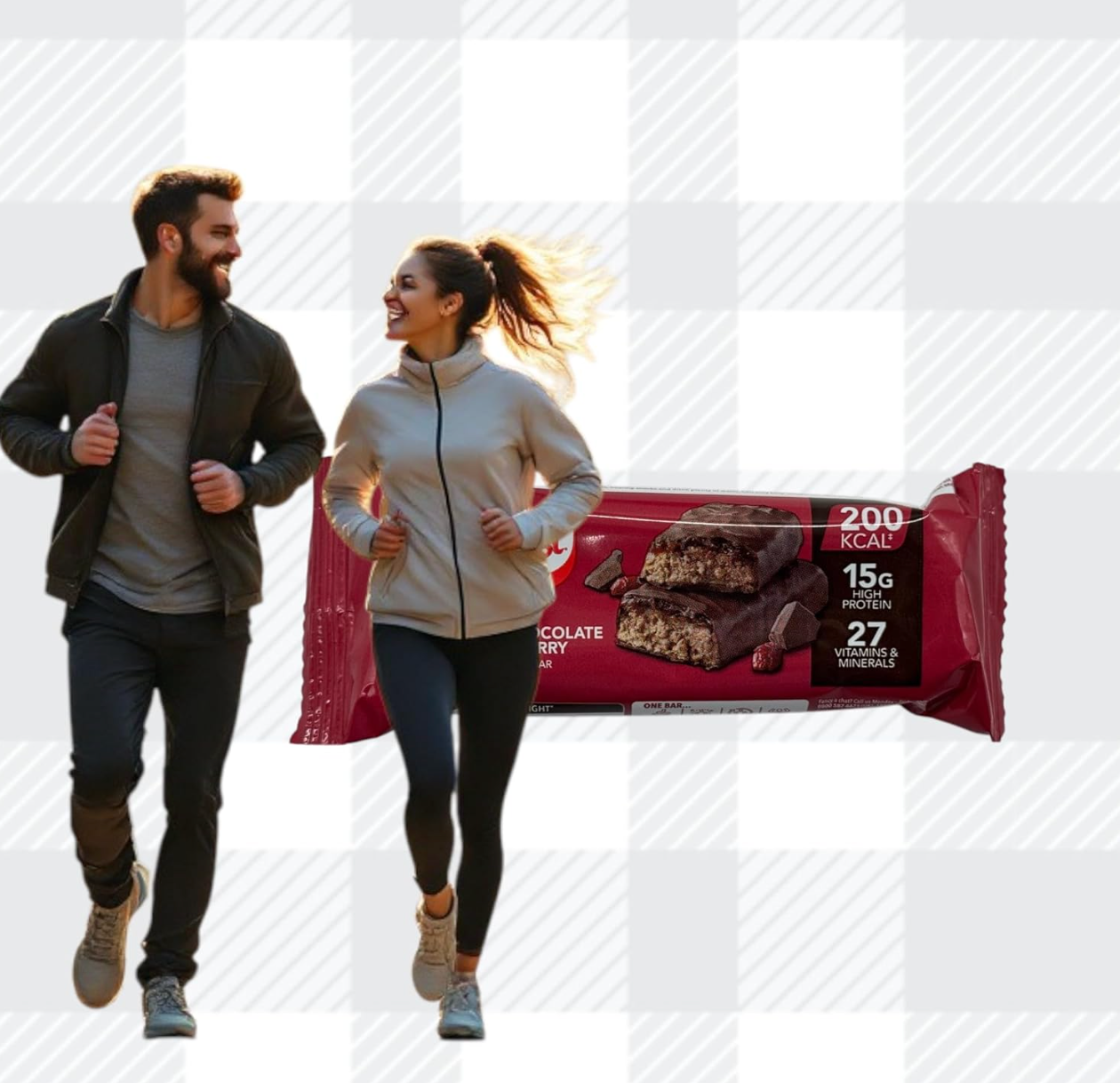 SlimFast Meal Replacement Bars Dark Chocolate Cranberry, 4x60g – Low Calorie, High Protein and Fibre Meal Bars for Weight Loss Diet with Meal Planner