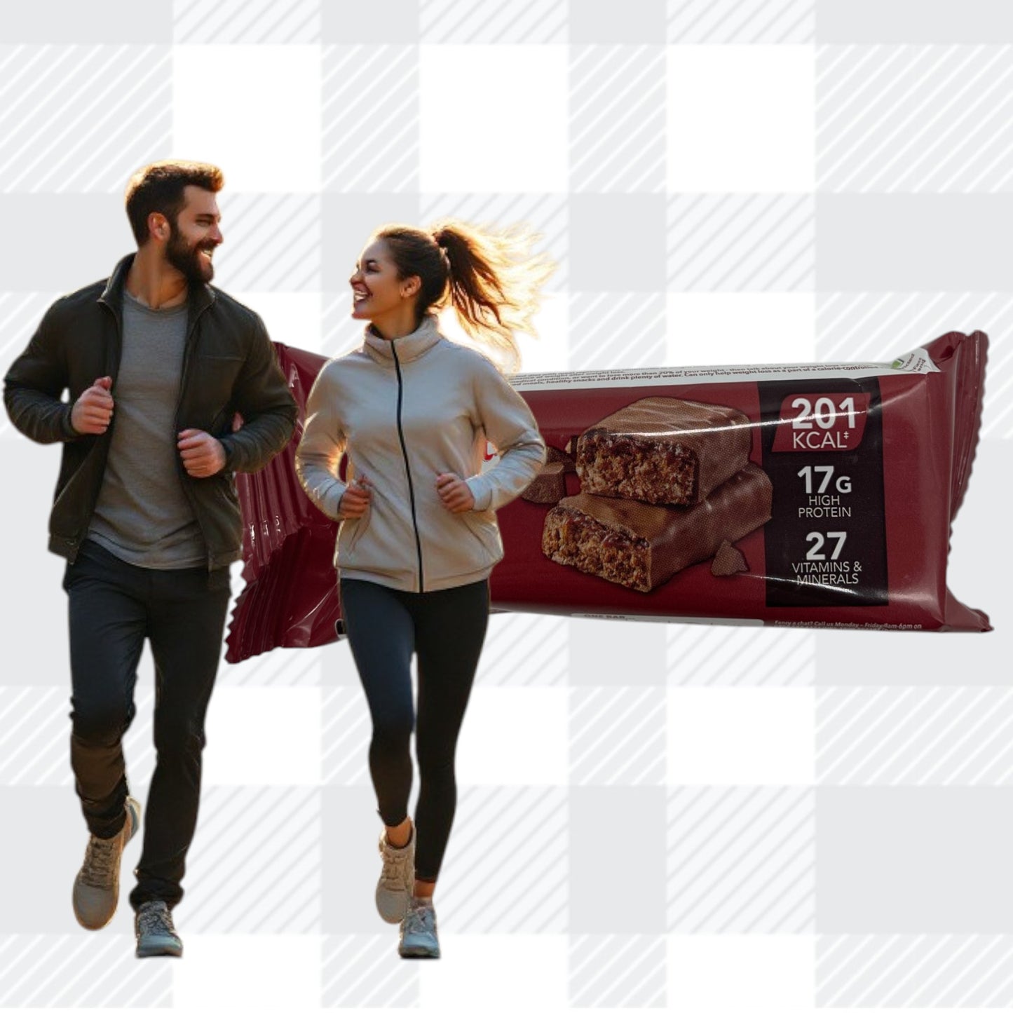 AETN Creations® Slim Fast Meal Replacement Bars - Salted Caramel, Chocolate Fudge & Dark Chocolate Cranberry Flavours, 12x60g, High Protein & Fibre, Low Calorie for Weight Loss with Meal Planner