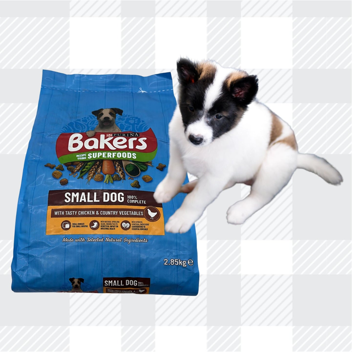 Superfoods Small Dog Bundle 2.85kg Dry Dog Food in Chicken and Veg plus AETN Jerky