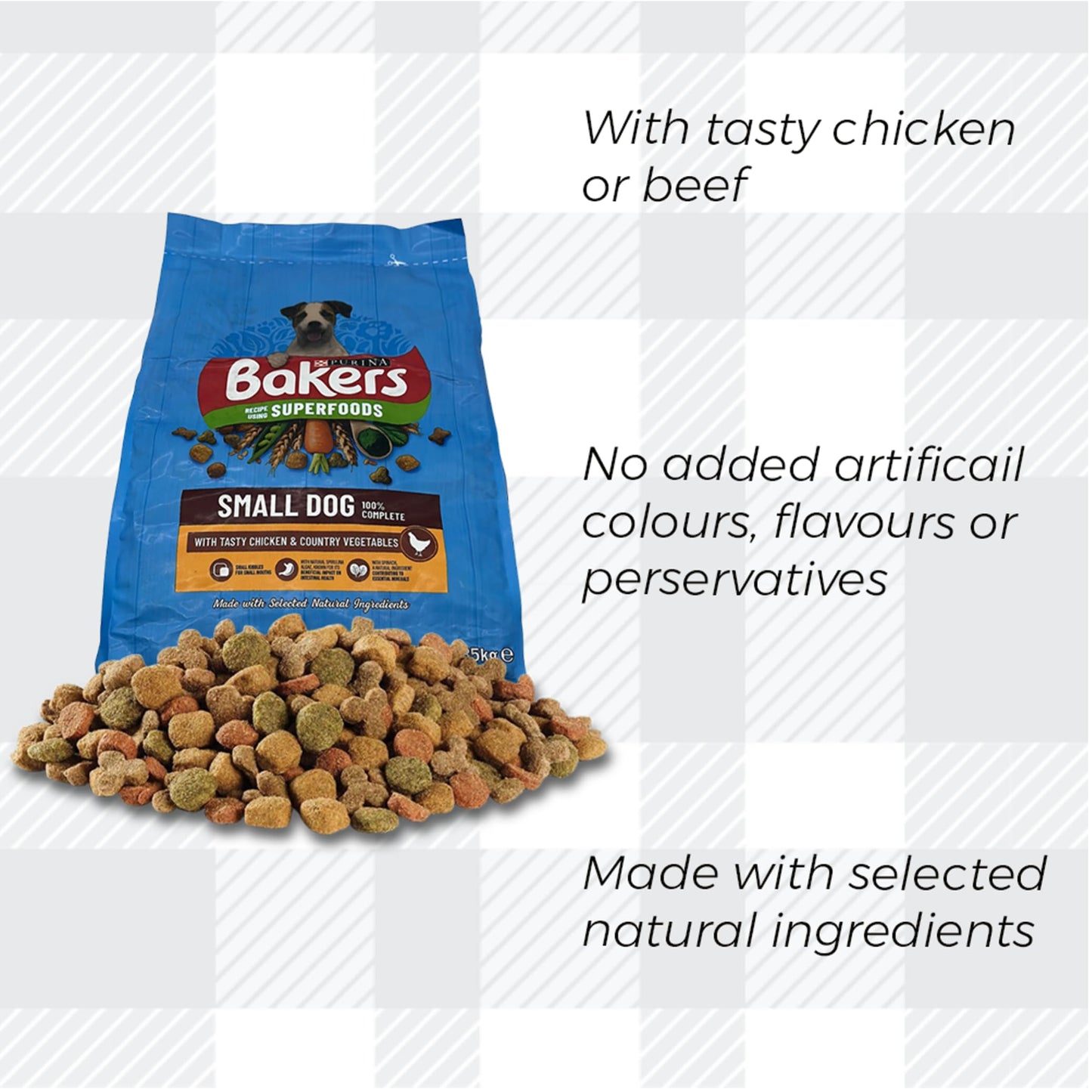 Superfoods Small Dog Bundle 2.85kg Dry Dog Food in Chicken and Veg plus AETN Jerky