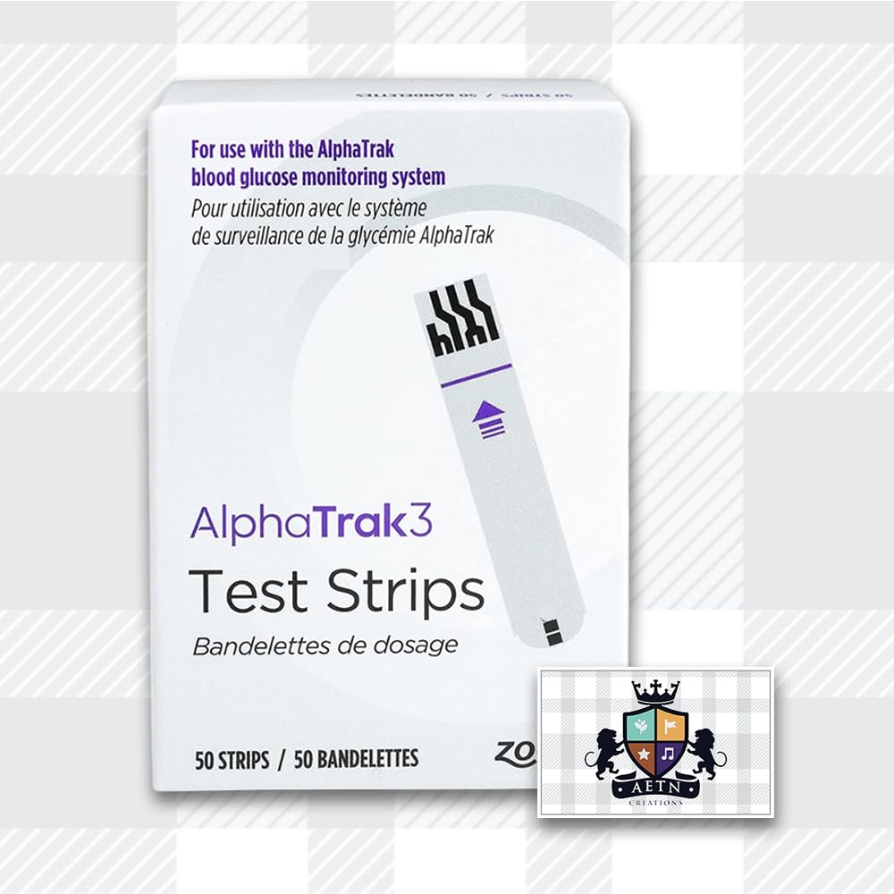AETN Creations Alphatrak 3 Test Strips Pack of 50 Trusted, Veterinary Approved