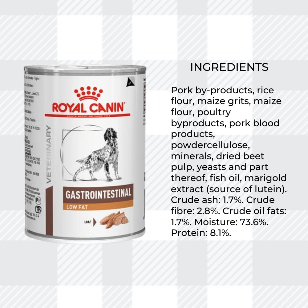 AETN Creations Gastrointestinal Low Fat Pack 2x410g Wet Dog Food in Loaf to Support Canine Gastro Health with AETN Jerky Treat