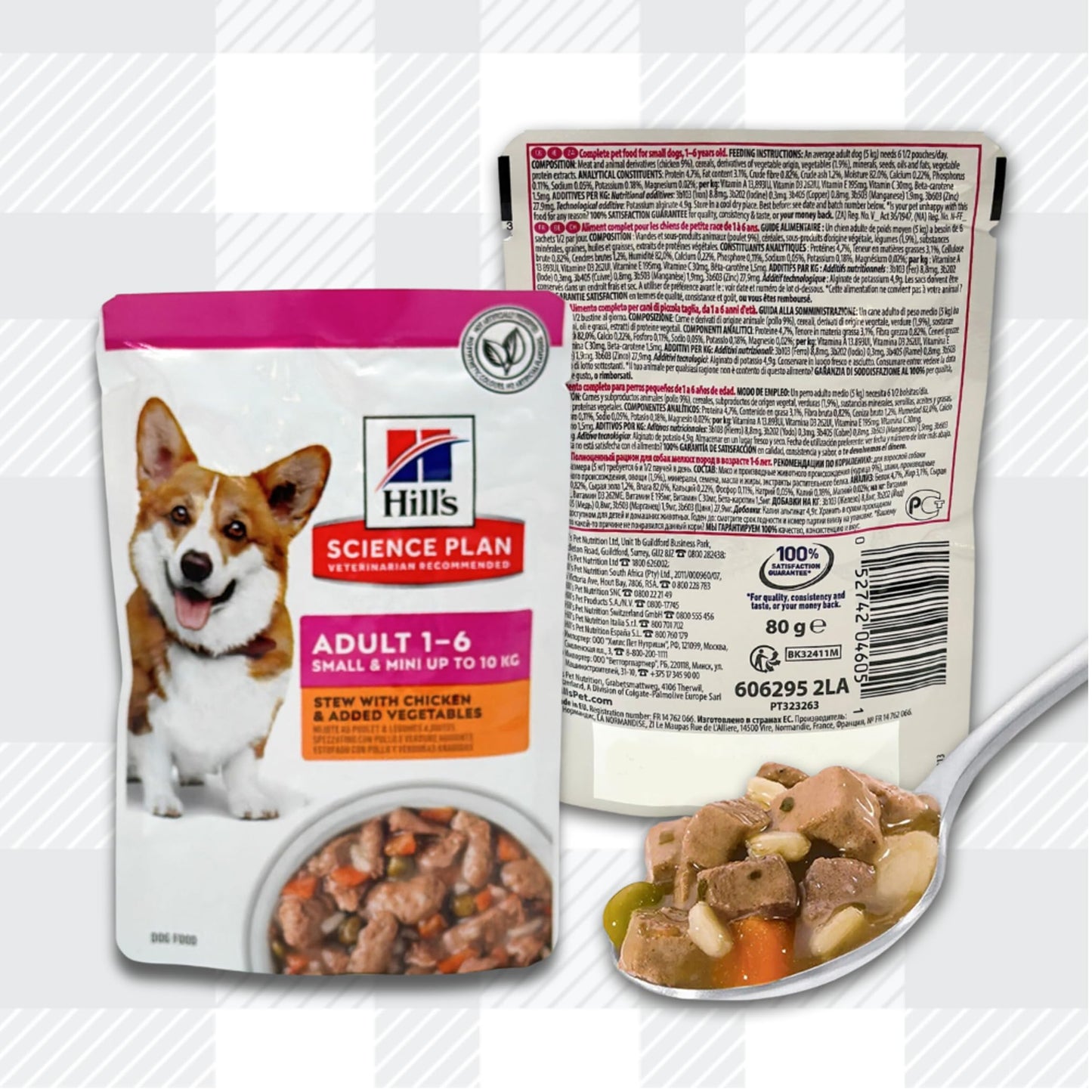 AETN Creations Hills Small Mini Adult Dog Food Bundle 1.5kg + 2x80g Wet Pouches plus AETN Jerky Treat