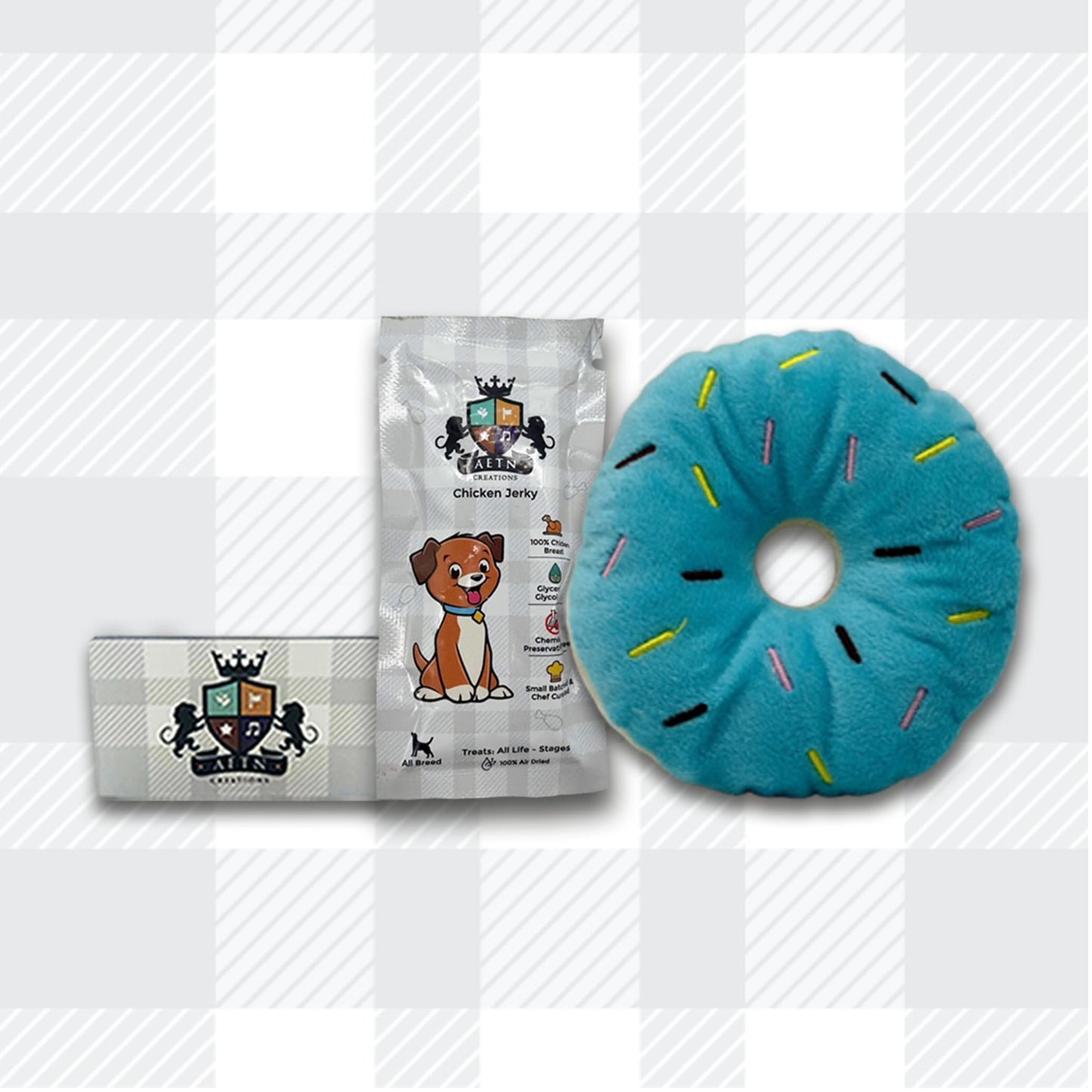 AETN Creations Hills Small Mini Adult Dog Food Bundle 1.5kg + 2x80g Wet Pouches plus AETN Jerky Treat