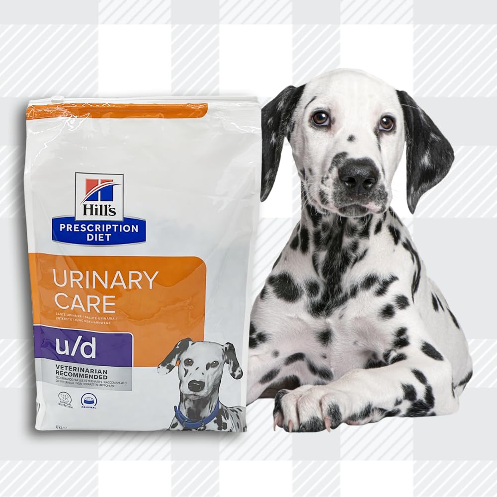 AETN Creations Diet U/D Urinary Care Dry Food for Adult Dogs Veterinary 4kg with AETN Jerky Dog Treat
