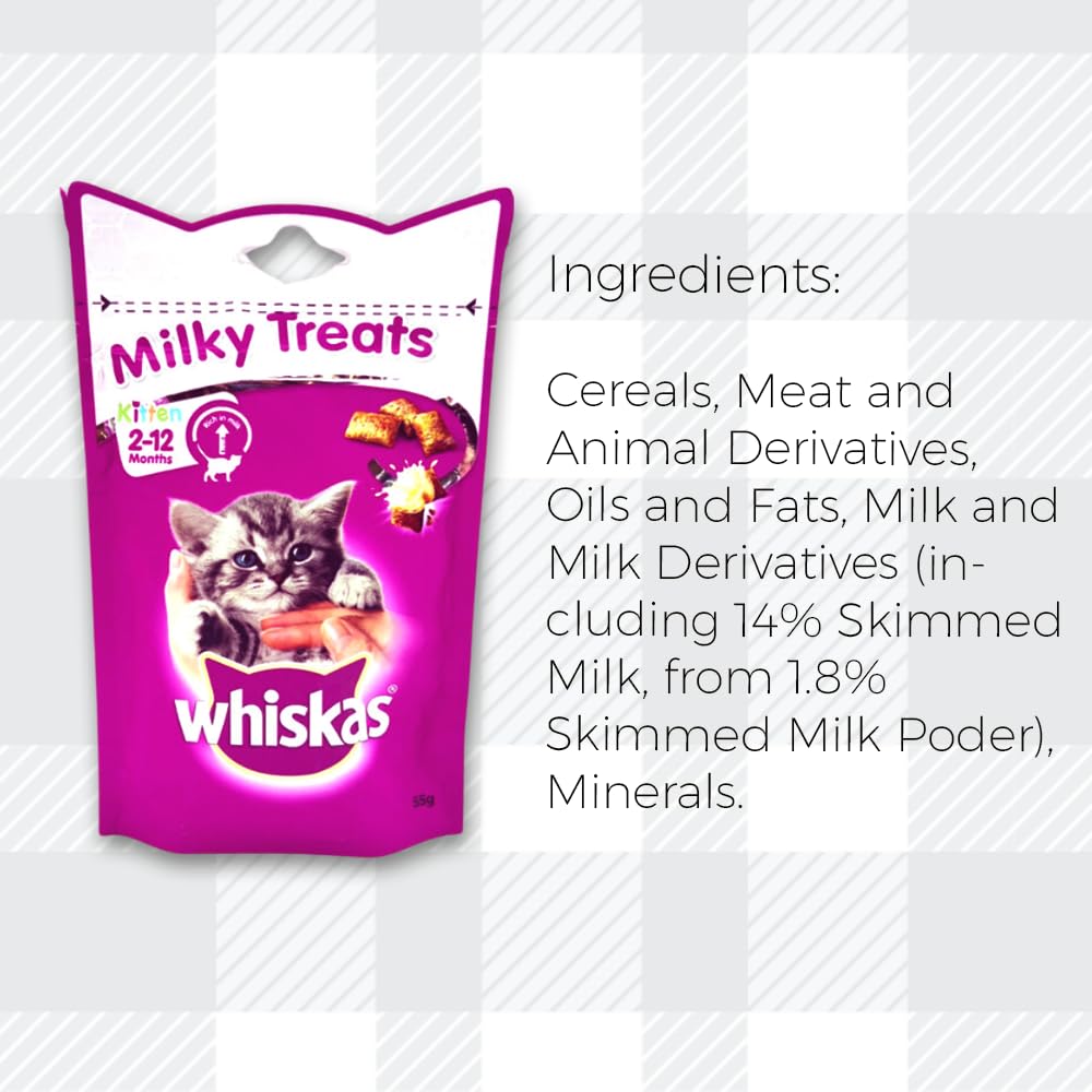 AETN Creations Whiskas Kitten Food Mixed Pack 1.9kg Dry, 6x85g Wet Pouches plus AETN Cat Treat and Toy Complete for Growing Kittens up to 12 Months Old