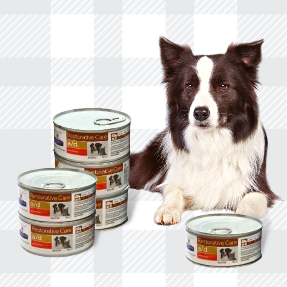 AETN Creations 6x156g Cans Adult Wet Diet Food Canine/Feline a/d Restorative Care In Chicken Flavour