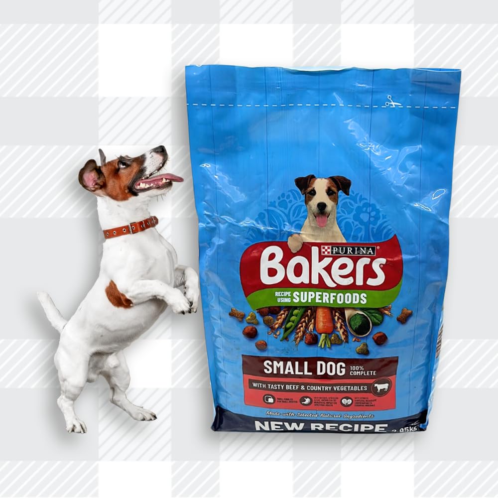 Small Dog Food Delicious and Nutritious Pack with Premium Beef and Nutrient-Rich Vegetables 2.85Kg Superfood with AETN Jerky Treat