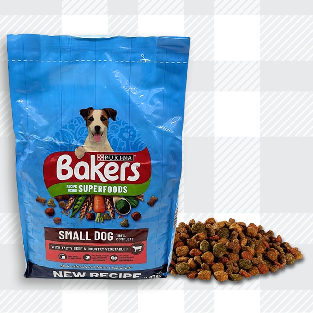Small Dog Food Delicious and Nutritious Pack with Premium Beef and Nutrient-Rich Vegetables 2.85Kg Superfood with AETN Jerky Treat