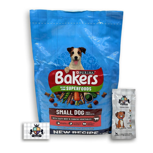 Small Dog Food Delicious and Nutritious Pack with Premium Beef and Nutrient-Rich Vegetables 2.85Kg Superfood with AETN Jerky Treat