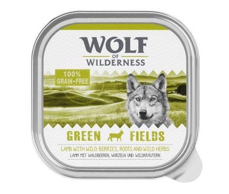 Wolf of Wilderness Adult Classic 6 x 300g Mixed Pack 4 Varieties Mono Protein Wet Dog Food with Grain Allergy Tray Grain-free